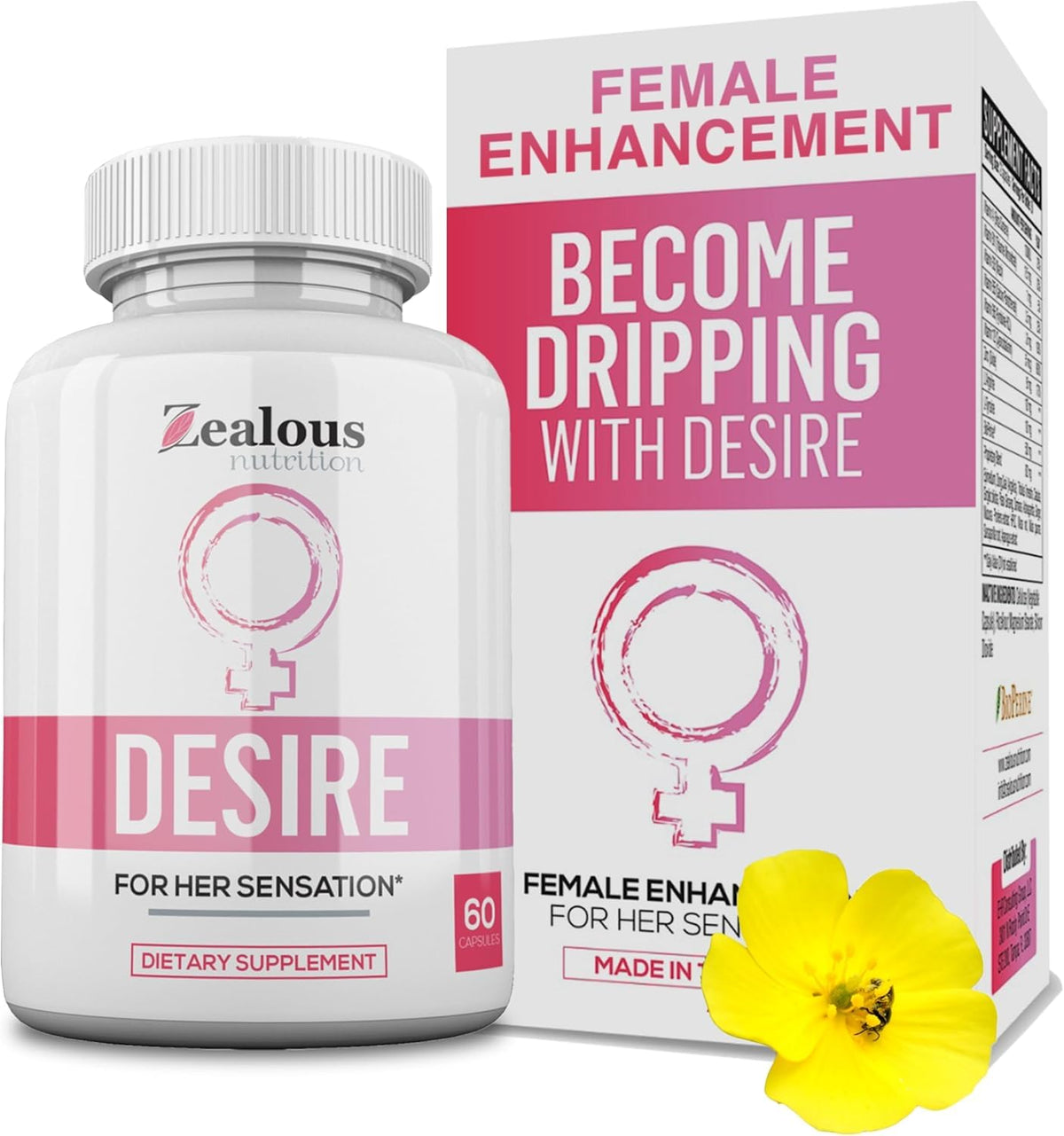 Zealous Nutrition Dong Quai Capsules front view