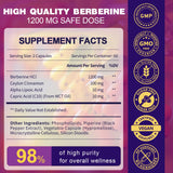 ZEBORA Berberine HCl bottle side view