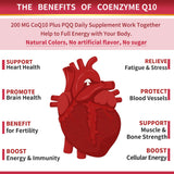 ZEBORA CoQ10 200mg soft gels with ingredients list