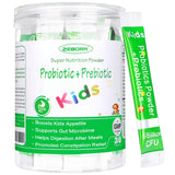 ZEBORA Kids Probiotic & Prebiotics Powder packaging front view