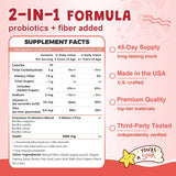 ZEBORA Kids Probiotics Gummies nutritional information on back
