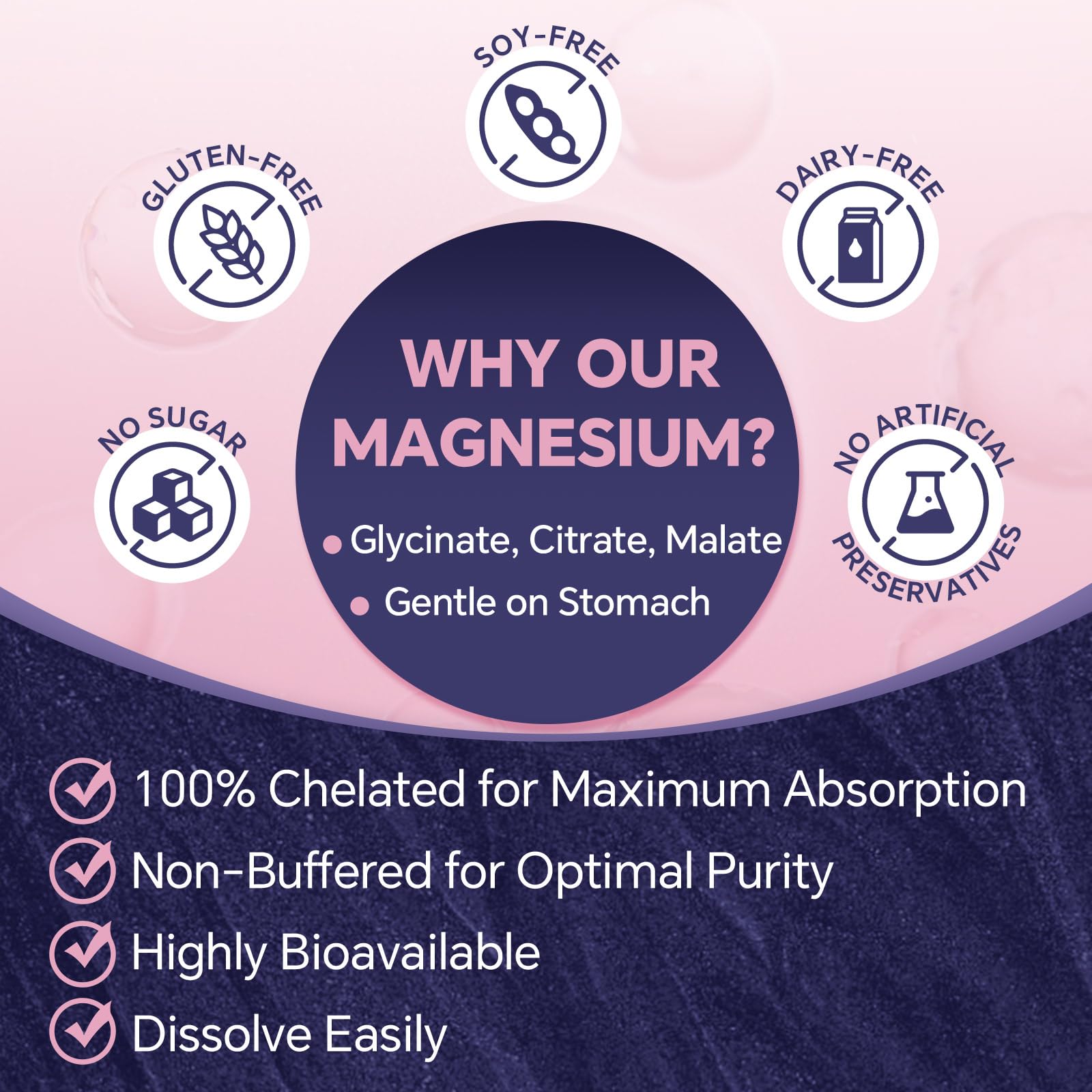 ZEBORA Magnesium Complex Powder 300g on a wooden table