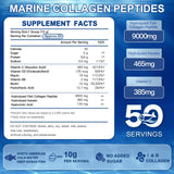 ZEBORA Marine Collagen Peptides Powder scoop included