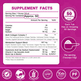 ZEBORA Multi-Collagen Peptide Powder scoop showing powder