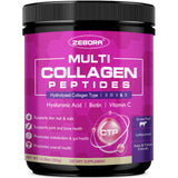 ZEBORA Multi Collagen Peptides Powder 350g front view