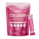 ZEBORA Multi Collagen Peptides Powder front view with packaging