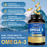 ZEBORA Omega-3 Fish Oil Supplement packaging side view
