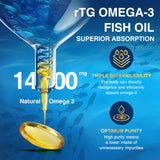ZEBORA Omega-3 Fish Oil Supplement with CoQ10 ingredients list