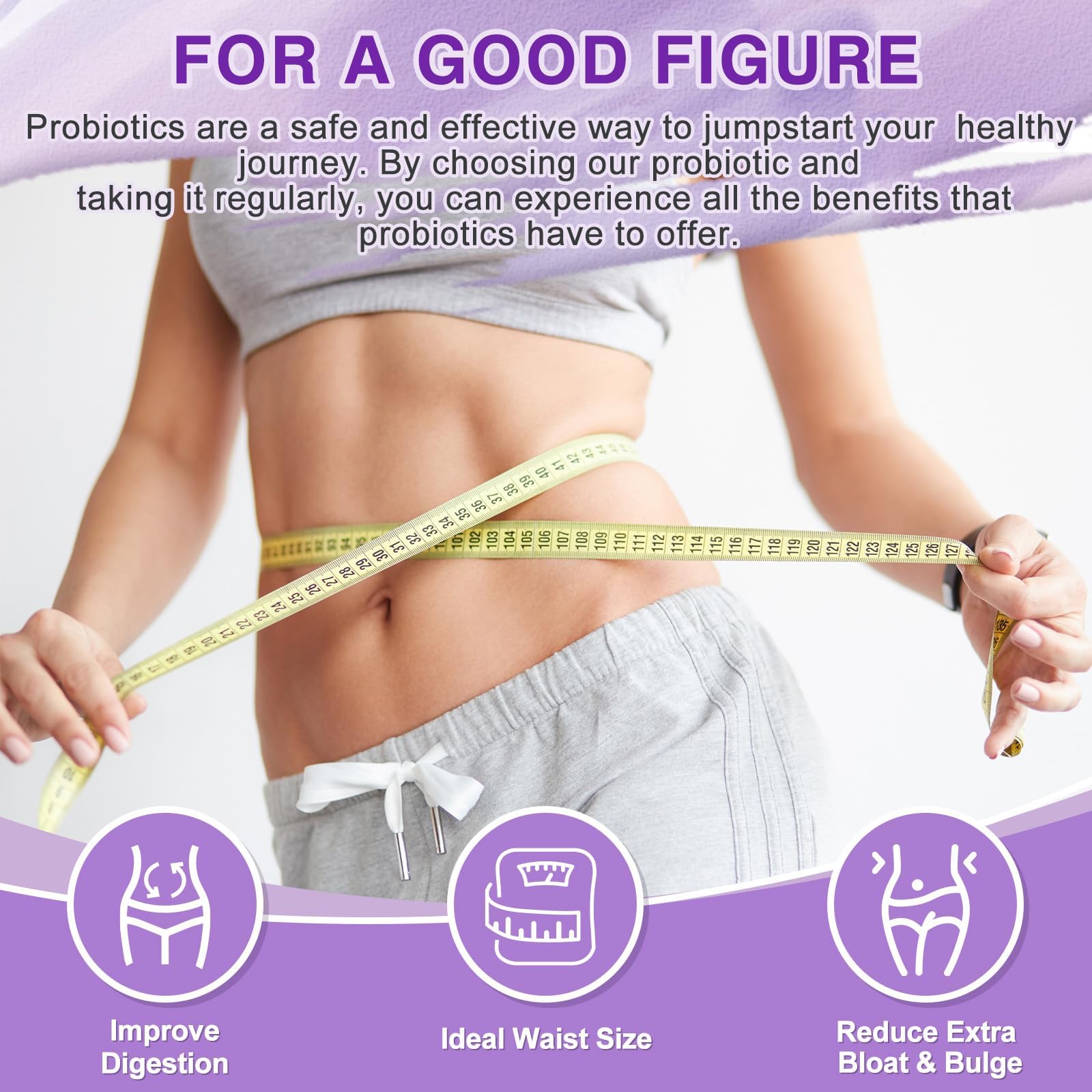 ZEBORA Probiotic Capsules displayed with fresh ingredients