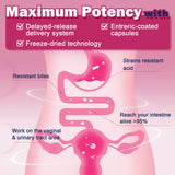 ZEBORA Probiotic Capsules opened bottle showing capsules