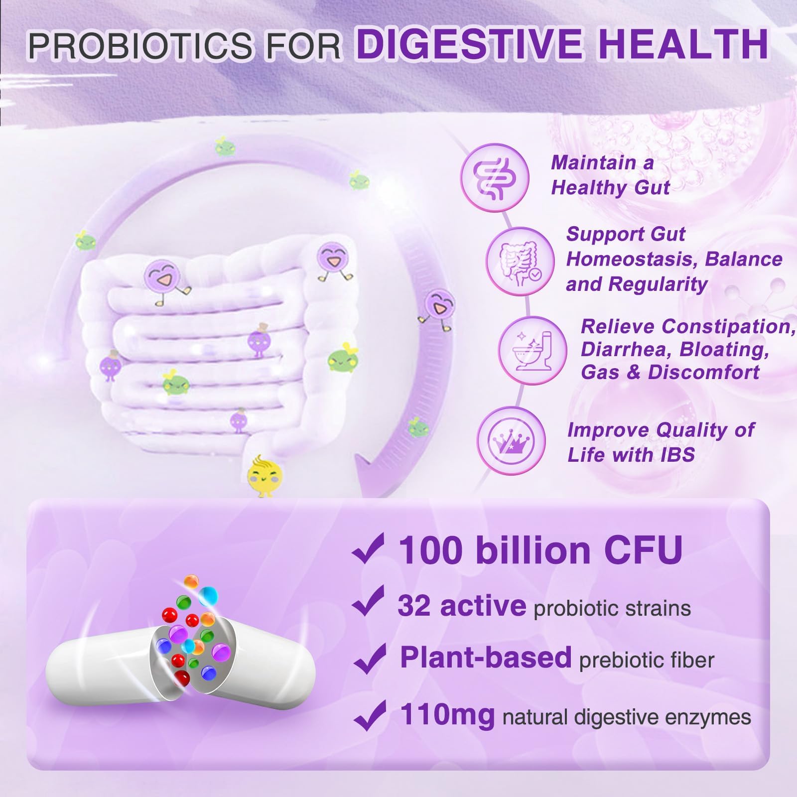 ZEBORA Probiotic Capsules showing capsule size