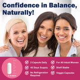 ZEBORA Probiotic Capsules with a glass of water