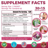 ZEBORA Probiotic Supplement for Women on a kitchen counter
