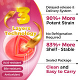 ZEBORA Probiotic Supplement for Women packaging side view