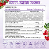 ZEBORA Probiotics for Women 90 Capsules with a measuring spoon