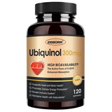 ZEBORA Ubiquinol CoQ10 100mg supplement front view