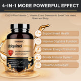 ZEBORA Ubiquinol CoQ10 Supplement packaging details
