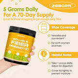 ZEBORA Unflavoured Dietary Fibre Powder nutritional information