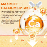 ZEBORA Vitamin D3 & K2 Capsules lifestyle scene on kitchen counter
