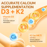 ZEBORA Vitamin D3 & K2 Capsules opened bottle with capsules