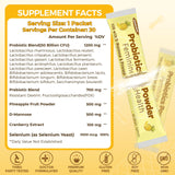 ZEBORA Women's Probiotic Powder packaging with stick packs