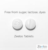 Zeebo Honest Placebo Pills white capsules side view
