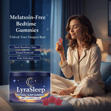 Zefdvc LyraSleep Natural Sleep Gummies on a wooden table