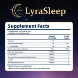 Zefdvc LyraSleep Natural Sleep Gummies showing serving size