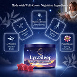 Zefdvc LyraSleep Natural Sleep Gummies side view of packaging
