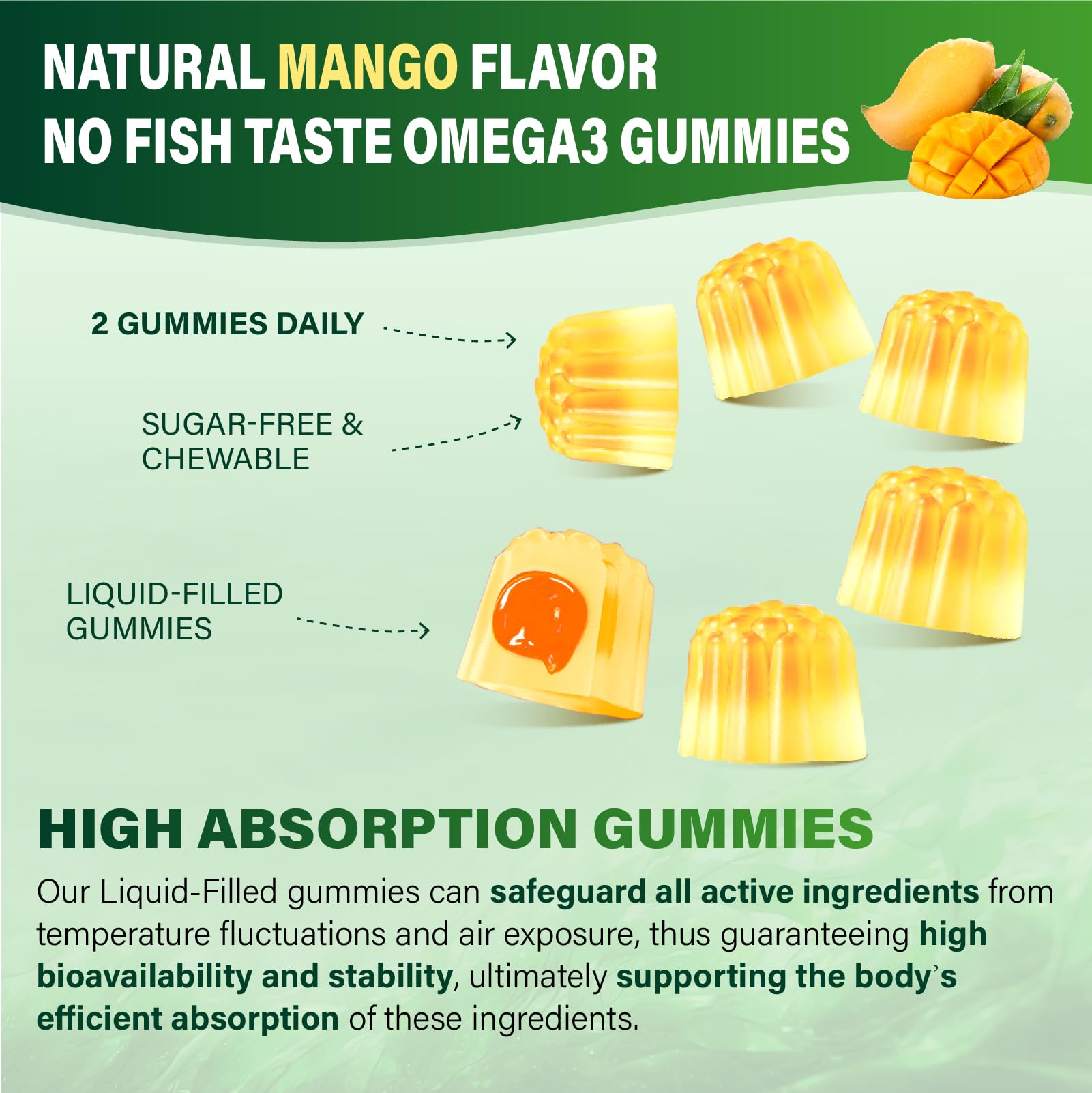 ZEGBALP Omega-3 Vegan Gummies in a bowl