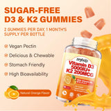 ZEGBALP Vitamin D3 + K2 Gummies in hand