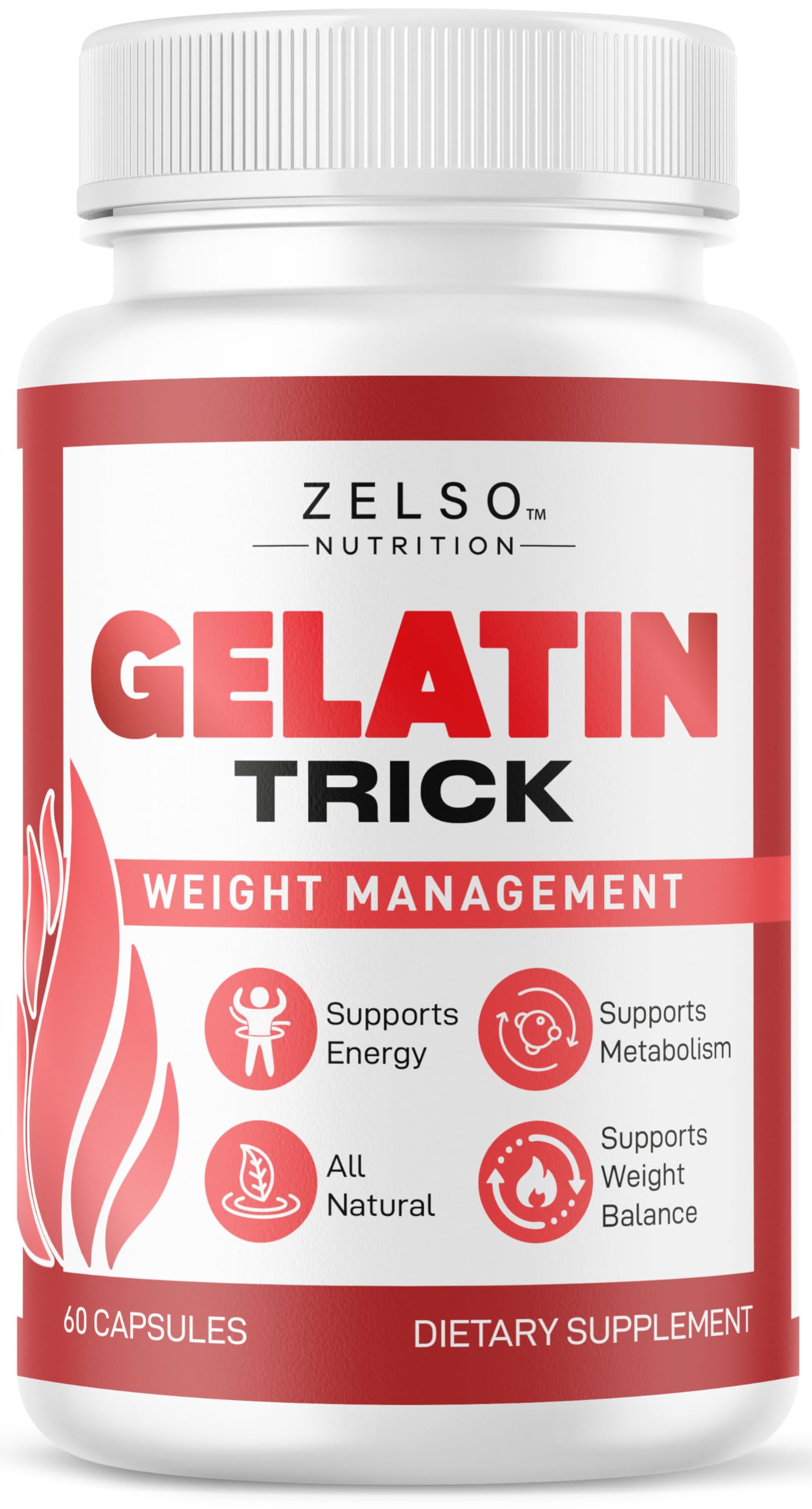ZELSO Gelatin Trick Advanced Formula Capsules front view