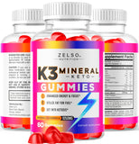 ZELSO K3 Mineral Gummies packaging side view