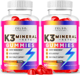 ZELSO K3 Mineral Keto Gummies Advanced Formula front view
