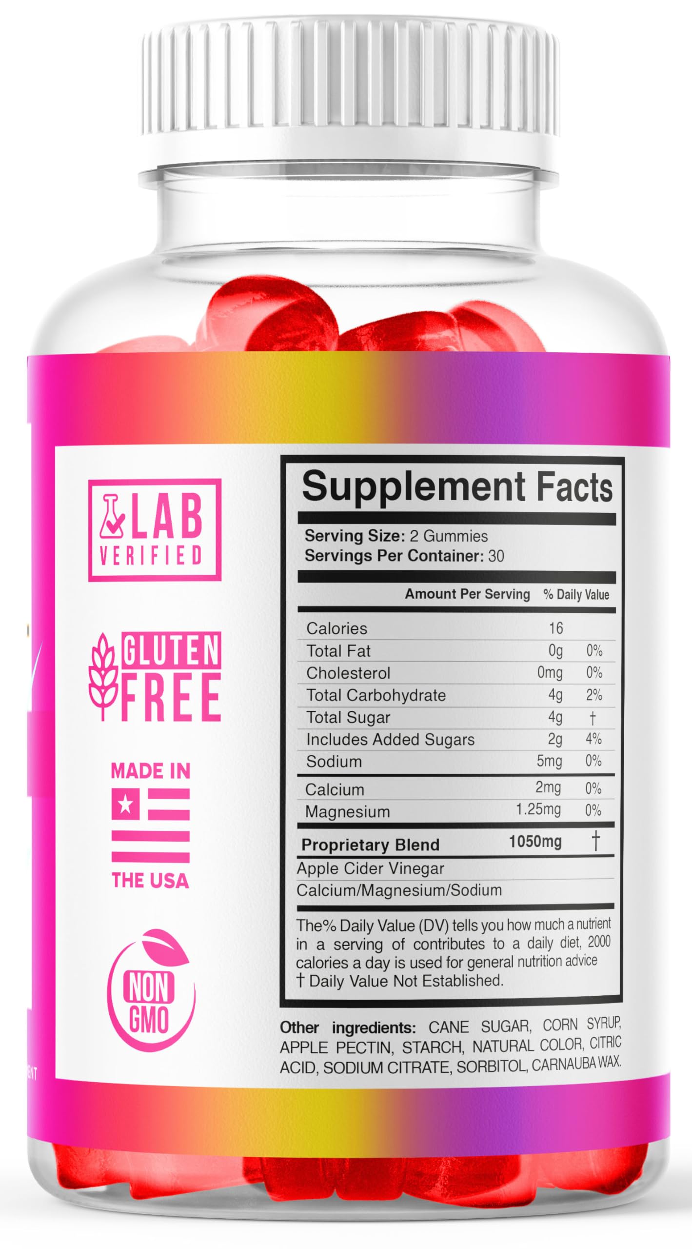 ZELSO K3 Mineral Keto Gummies Advanced Formula side view