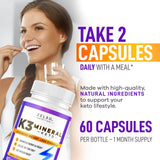 ZELSO K3 Mineral Pills ingredients list on the back of the bottle