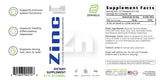 Zemvelo Zinc Liquid Supplement 227g side view showing bottle design