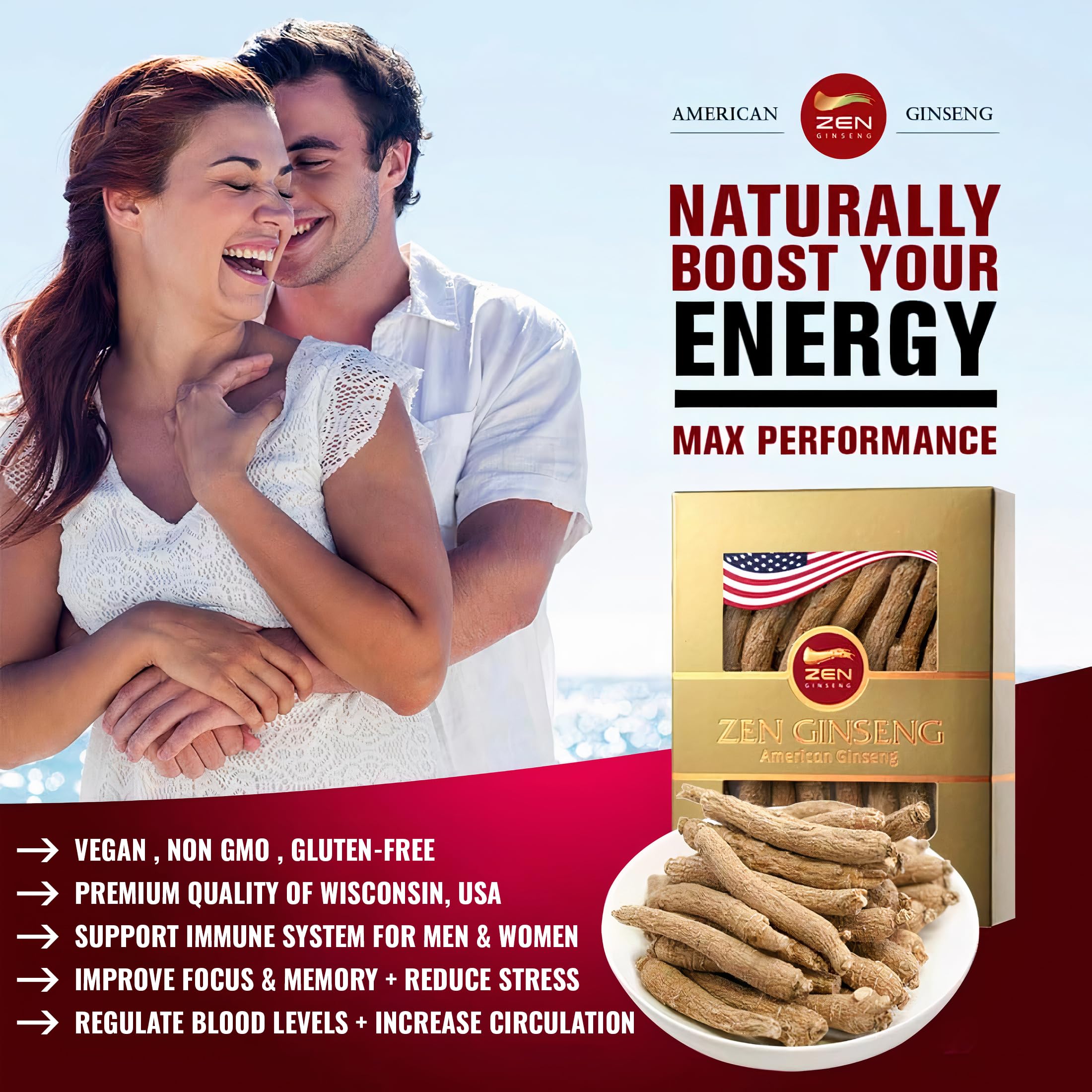 Zen Ginseng American Ginseng Root ingredients list