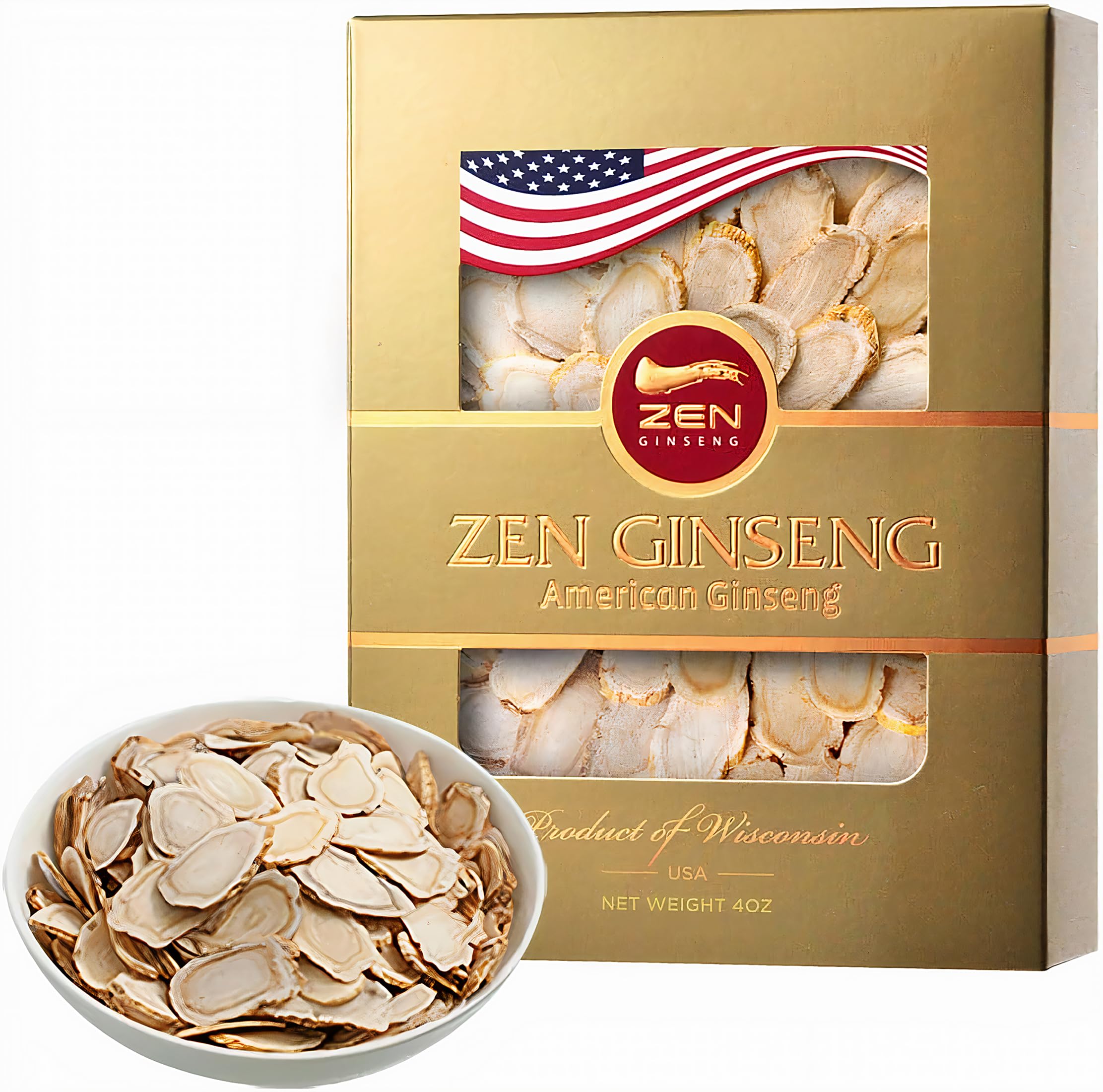 Zen Ginseng Herbal Supplement 113g front view