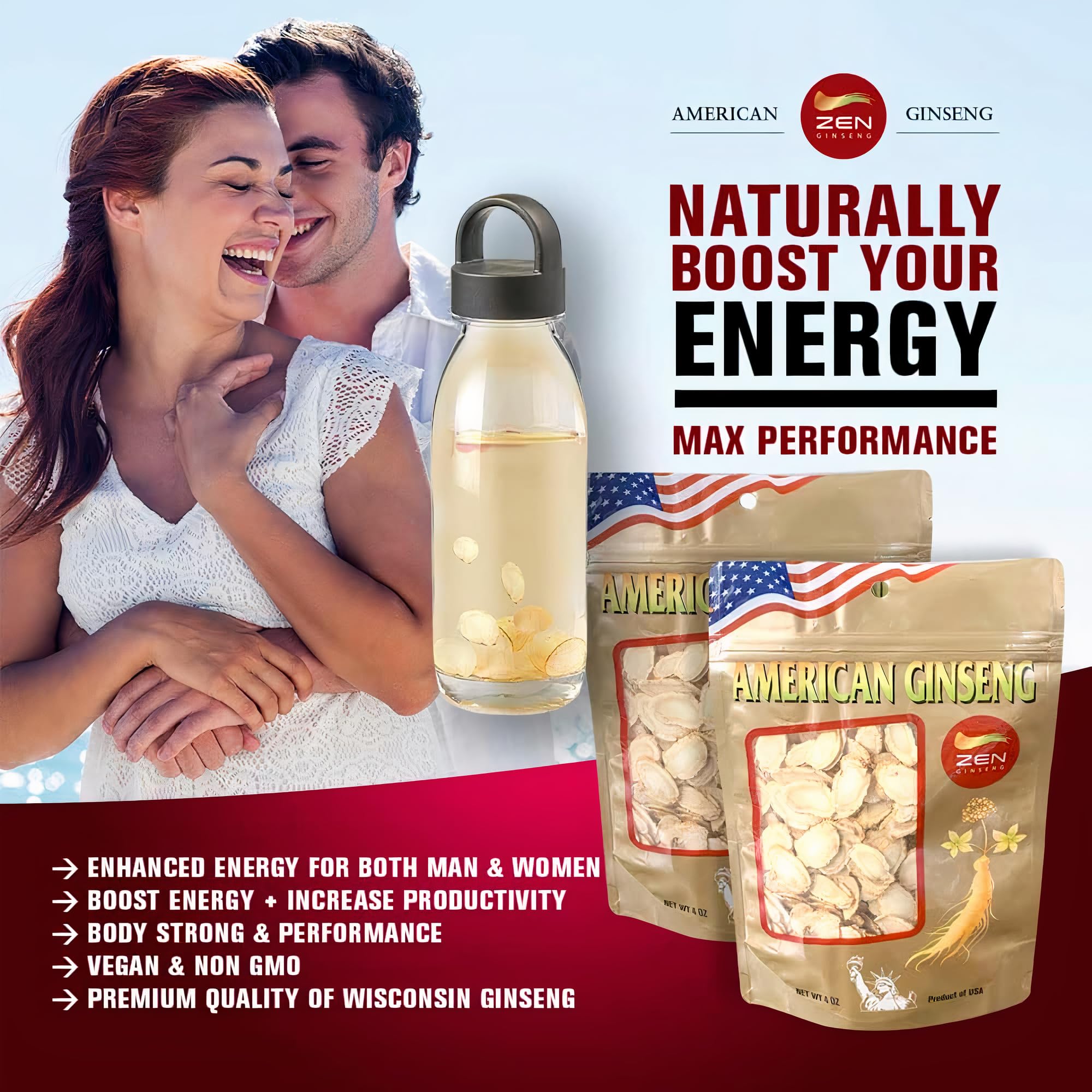 Zen Ginseng Herbal Supplement 113g packaging