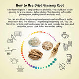Zen Ginseng herbal supplement with measuring scoop