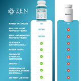 Zen Nutrients Everyday Back Vitamin with a measuring spoon