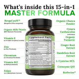 Zen Nutrients Everyday Liver Supplement with a measuring spoon