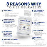 Zen Nutrients Neurazenx capsules on a wooden surface