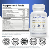 Zen Nutrients Neurazenx supplement bottle side view