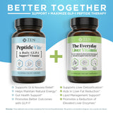 Zen Nutrients PeptideVite bottle with a measuring scoop