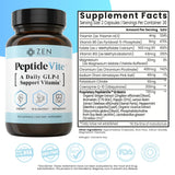 Zen Nutrients PeptideVite side view of bottle