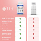 Zen Nutrients SkinVite supplement packaging details
