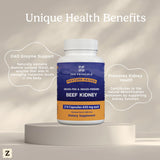 Zen Principle Grass-Fed Beef Kidney Capsules close-up of capsules