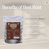 Zen Principle Organic Beetroot Powder in a smoothie